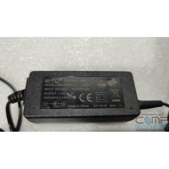 адаптер питания DSA-24PF01-12 ETC 12V 24W 5.5x2.5mm , б/у