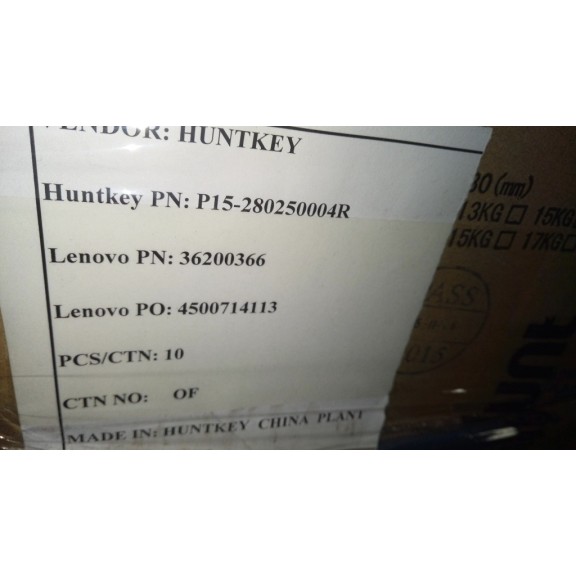 Внутренний Источник Питания 36200366 Huntkey HK280-25FP PS3 WW180W Single PSU 36200366 Lenovo - оригинал