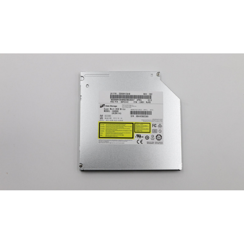 Оптический Привод SMD,DT,SATA,9.5mm,x8,w/o bezel 00FC442 Lenovo SATA - оригинал