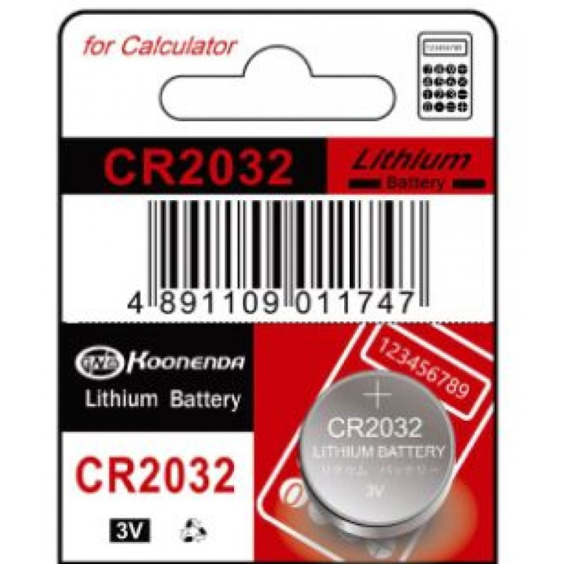 New CR2032 no cable Koonenda CMOS motherboard battery 3V