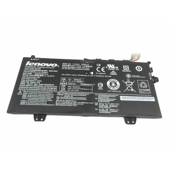 סוללה למחשב נייד Lenovo Yoga 3 11 700-11ISK L14L4P72 L14L4P72 Lenovo צבע:שחור העתק של מקור