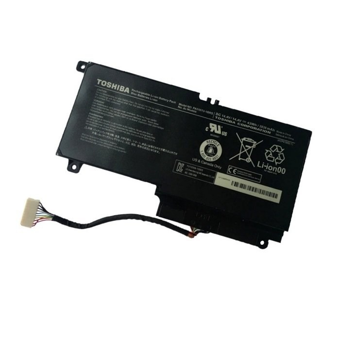 סוללה למחשב נייד Toshiba Satellite L50 43Wh PA5107U Toshiba צבע:שחור העתק של מקור