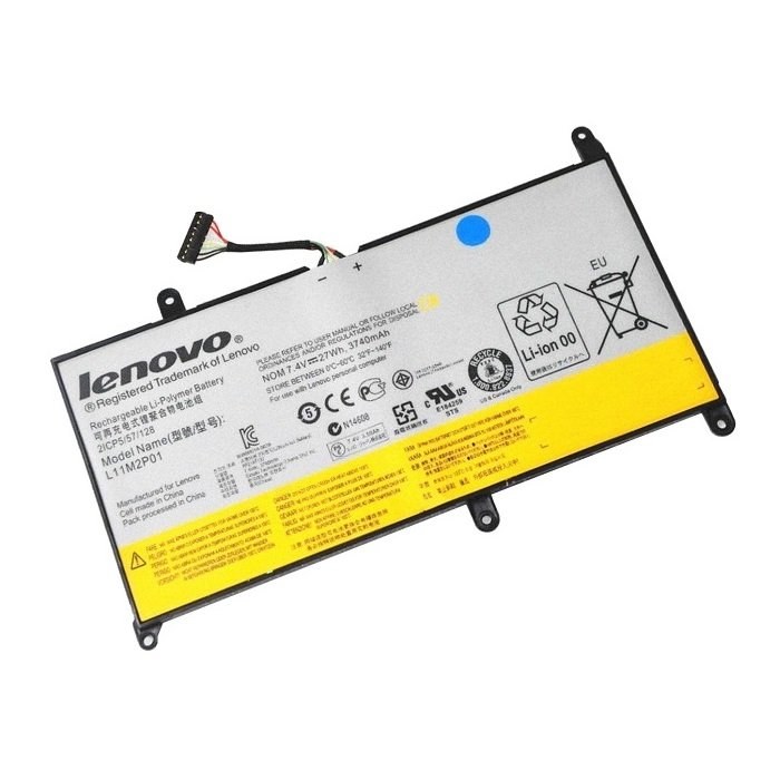 סוללה למחשב נייד Lenovo ideapad S200 27Wh L11M2P01 Lenovo צבע:שחור העתק של מקור
