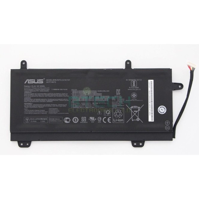סוללה למחשב נייד Asus ROG Zephyrus GM501GS GM501 C41N1727 C41N1727 Asus צבע:שחור העתק של מקור
