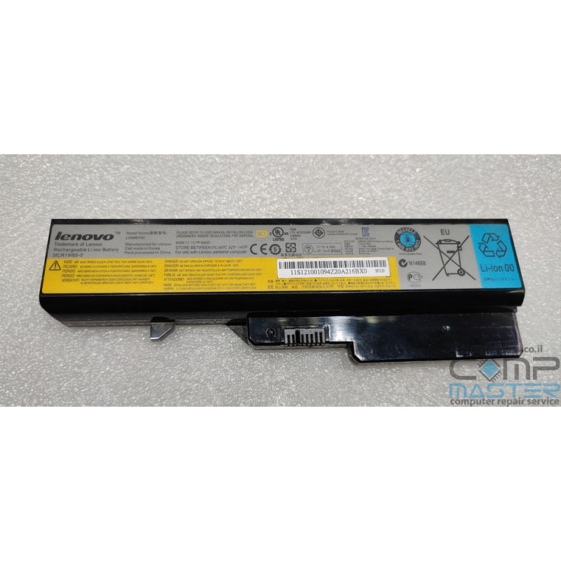 Used l09m6y02 Lenovo Lenovo G570 Laptop Battery original