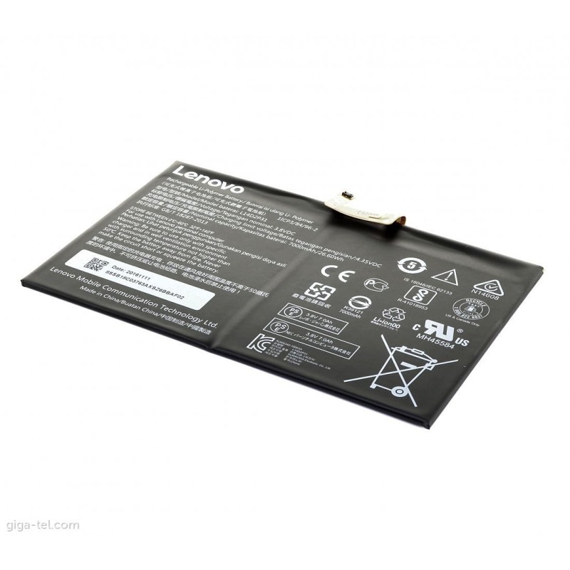 Lenovo Tab 2 A10 70 26Wh L14D2P31 Lenovo Laptop Battery 26Wh colore:black A copy of an original