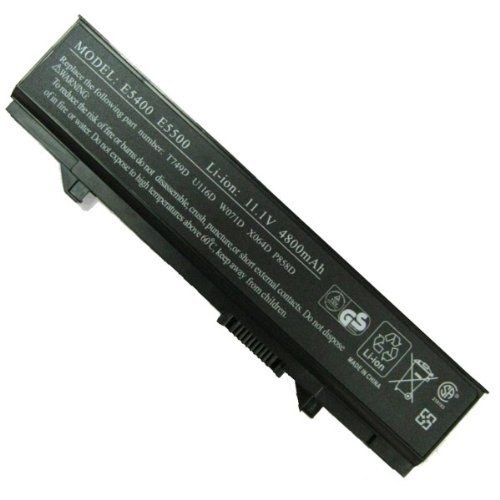 סוללה למחשב נייד Dell Latitude E5400 52Wh KM668 Dell 52Wh צבע:שחור העתק של מקור