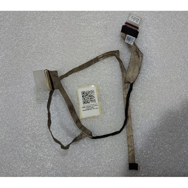 Used CEDAR 15 TOUCH LVDS CABLE 450.00H06.0031 REV:A01 0H1RV6 Dell LCD Screen Cable original Used CEDAR 15 TOUCH LVDS CABLE 450.00H06.0031 REV:A01 0H1RV6 Dell LCD Screen Cable original