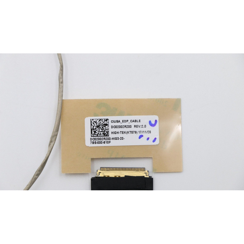כבל מסך למחשב נייד Flex LCD EDP Cable C 5C10N78578 Lenovo 520S-14IKB Laptop (ideapad) - Type 80X2 מקורי - חדש