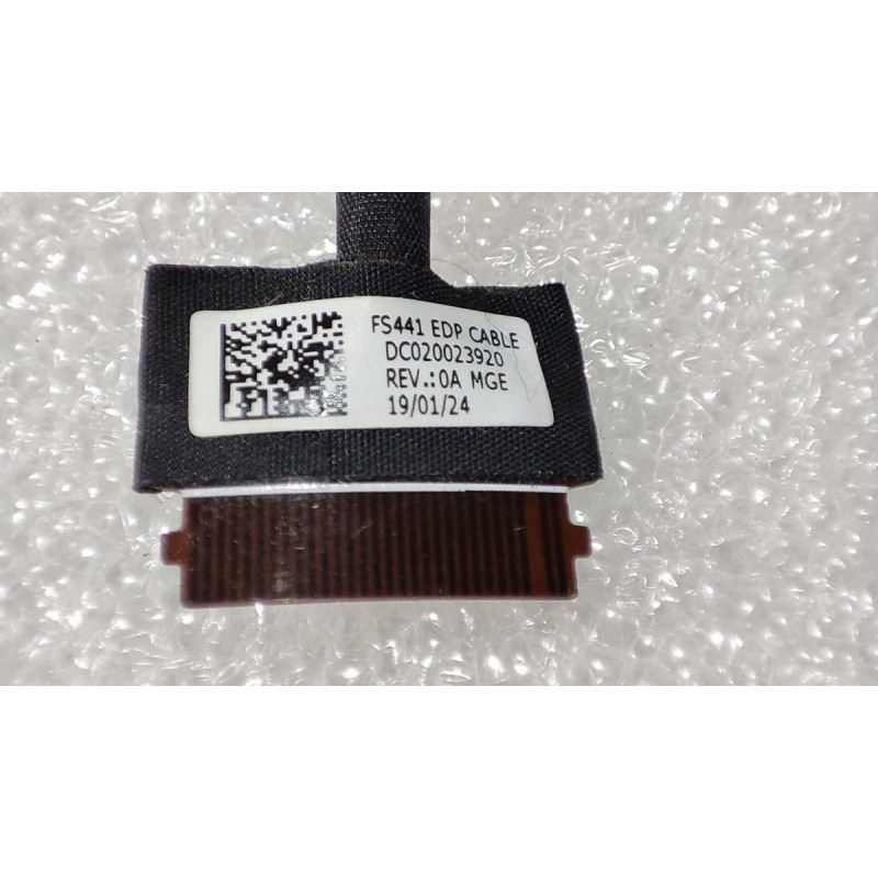 New DC020023920 REV.:0A LCD FS441 EDP CABLELenovo Lenovo ideapad 3 14IIL05 Laptop Type 81WD LCD Screen Cable A copy of an original