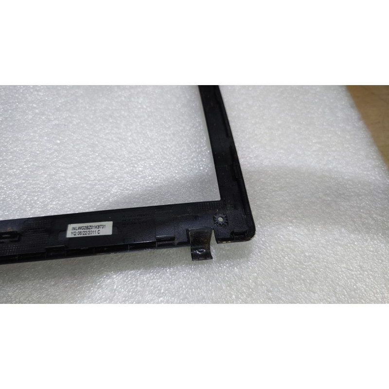 Used Lenovo G570 Laptop Screen Frame colore:black