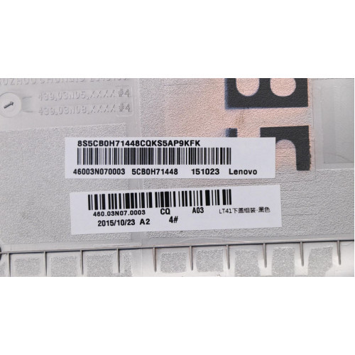 Поддон для Ноутбука 5CB0H71448 Lenovo S41-70 Laptop (Lenovo) - Type 80JS Цвет:черный - оригинал