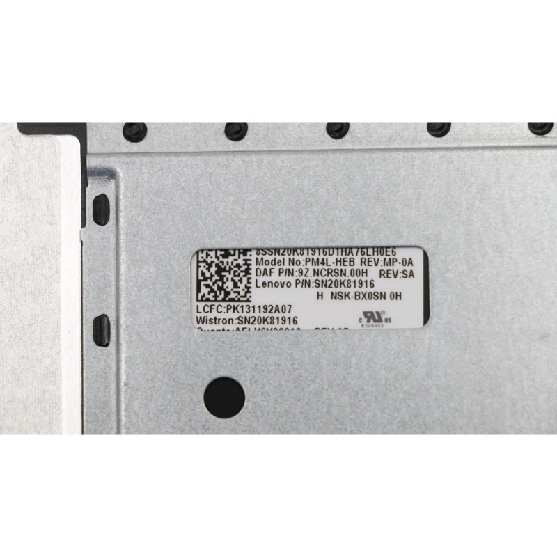New 5CB0M29397 Lenovo IdeaPad 310 14IAP Upper Case With Keyboard And Touchpad Hebrew English colore:gray original