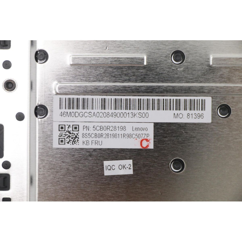 Топкейс включая клавиатуру 5CB0R28198 V130-15IGM Laptop (Lenovo) - Type 81HL цвет:серый - оригинал