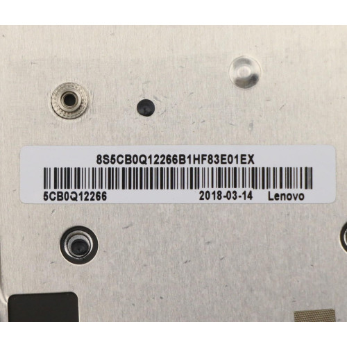 Топкейс с тачпадом 5CB0Q12266 Lenovo Yoga 720-12IKB Laptop (ideapad) - Type 81B5, Иврит, Английский цвет:серебряный - оригинал Топкейс с тачпадом 5CB0Q12266 Lenovo Yoga 720-12IKB Laptop (ideapad) - Type 81B5, Иврит, Английский цвет:серебряный - оригинал