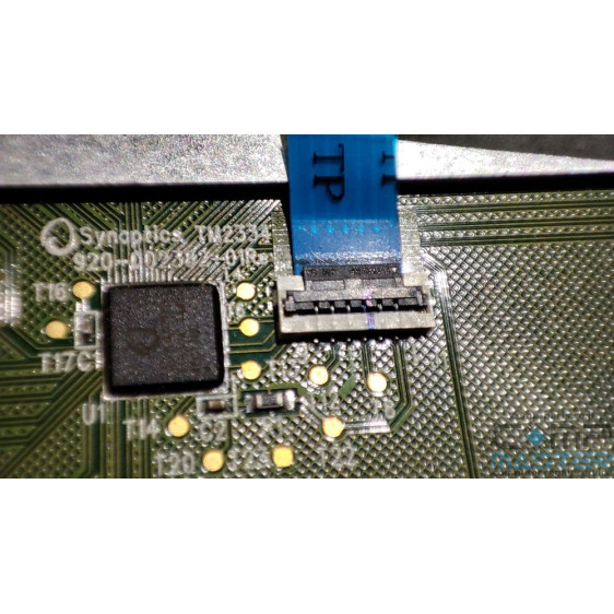 Palmrest без клавиатуры, включая Touchpad 5cb0k61125 Lenovo Yoga 700-14ISK (ideapad) - Type 80QD цвет:чёрный, Новый, с разобранной клавиатурой