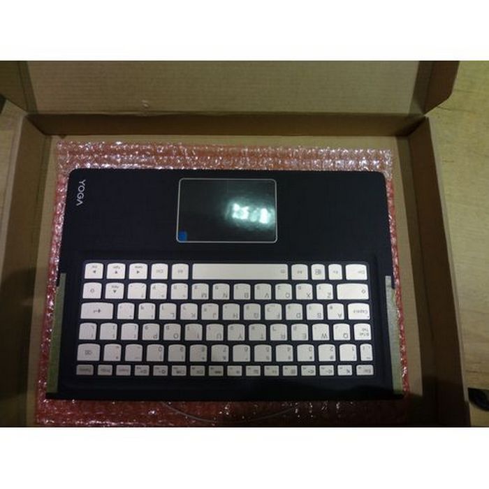 Топкейс для Ноутбука с клавиатурой и тачпадом 5CB0K93816 35046531 Lenovo Yoga 900S-12ISK , Иврит, Английский цвет:золотой - оригинал