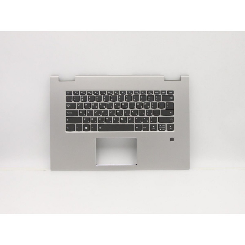 New 5CB0Q96477 Lenovo Yoga 730 15IKB Laptop (ideapad) Type 81CU Palmrest Keyboard colore:silver original New 5CB0Q96477 Lenovo Yoga 730 15IKB Laptop (ideapad) Type 81CU Palmrest Keyboard colore:silver original