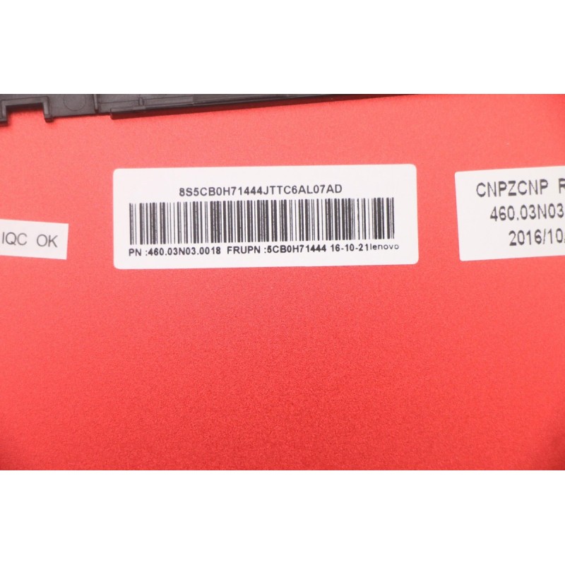 New COVER LCD Cover W S41 70 Red 5CB0H71444 Lenovo Laptop Back Top Cover colore:red original