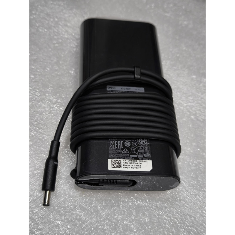 Зарядное Устройство для Ноутбука 0V363H 09TXK7 Dell Precision M3800 130W 4.5x3.0mm+ PIN цвет:чёрный - официальный официальный - оригинал