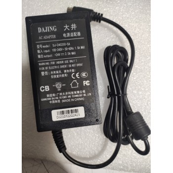 מטען למחשב נייד DAJING AC Adapter DJ-240250-SA 100-240V DJ-240250-SA 24V מקורי - משומש
