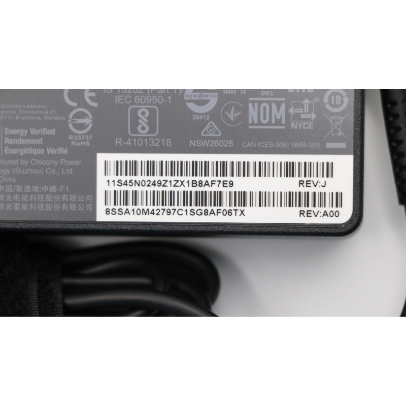 מטען למחשב נייד ADLX90NCC3A 01FR052 Lenovo 20V 90W מקורי - חדש