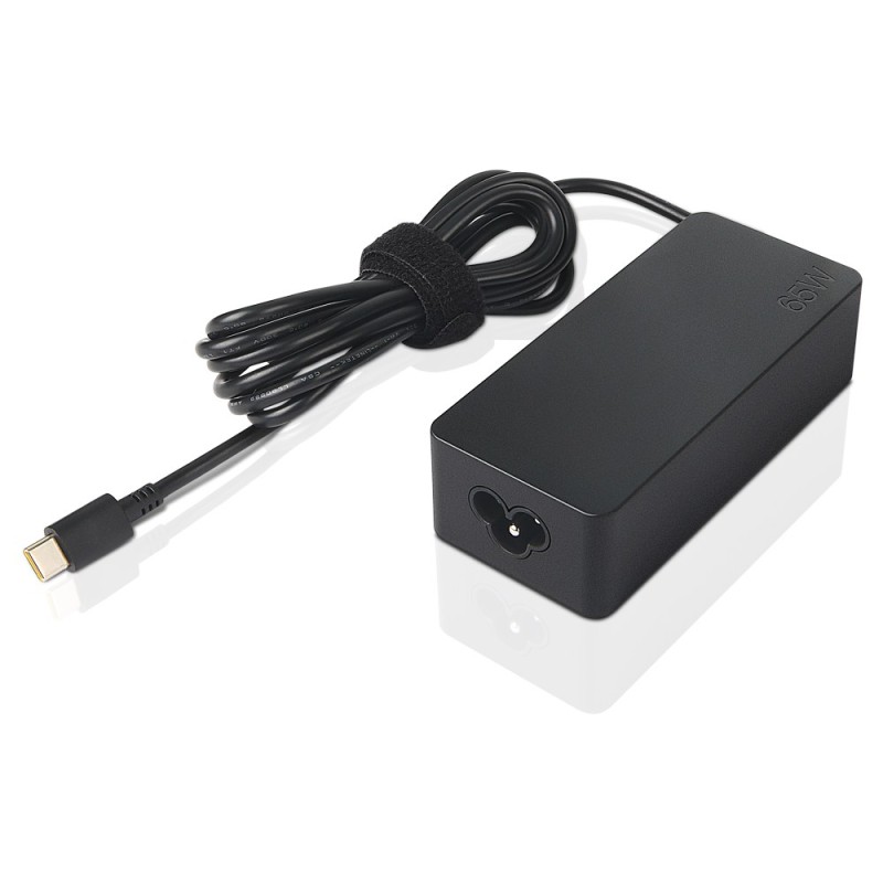 מטען למחשב נייד 65W AC USB-C 4X20M26279 Lenovo 65W Type-C צבע:שחור מקורי