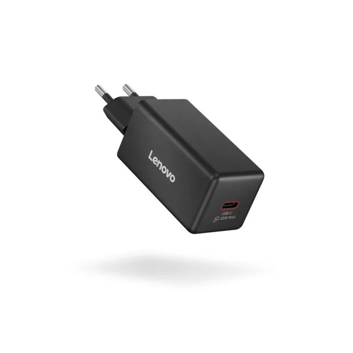 מטען למחשב נייד 65W Mini USB-C GaN Charger 40AW65WBEU Lenovo 65W Type-C מקורי - חדש