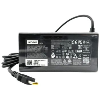 מטען למחשב נייד Lenovo 100W 5V-3A/9V-3A/15V-3A~20V-5A Type-C ADL100YLC3A Lenovo 100W Type-C צבע:שחור העתק של מקור - חדש