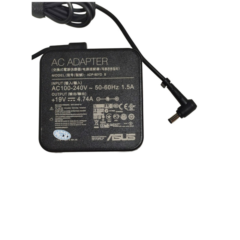 Зарядное Устройство для Ноутбука ASUS 90W 5.5X2.5MM ADP-90YD B PN:309 19V 90W 5.5x2.5mm цвет:чёрный - Копия оригинала