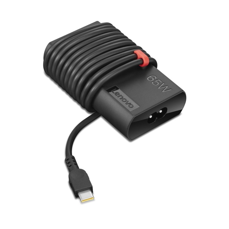 מטען למחשב נייד ThinkPad 65W Slim AC Adapter USB-C 4X20V24685 Lenovo 65W Type-C צבע:שחור מקורי