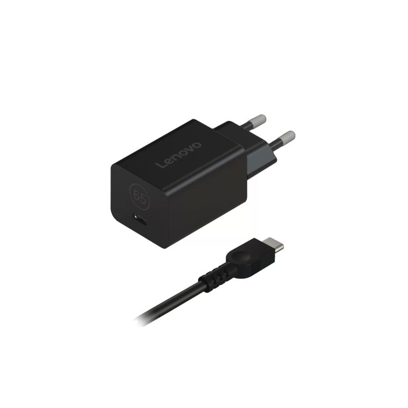 מטען למחשב נייד GaN Nano 65W Adapter G0A6GN65EU Lenovo 65W מקורי - חדש