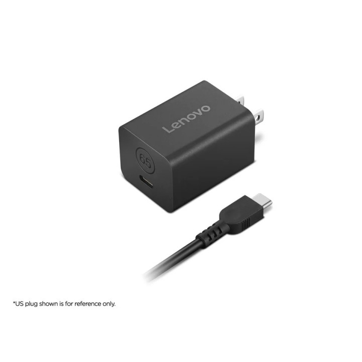 מטען למחשב נייד GaN Nano 65W Adapter G0A6GN65EU Lenovo 65W מקורי - חדש