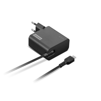 מטען למחשב נייד 65W USB-C Wall Adapter 4X21L83773 Lenovo 65W צבע:שחור מקורי