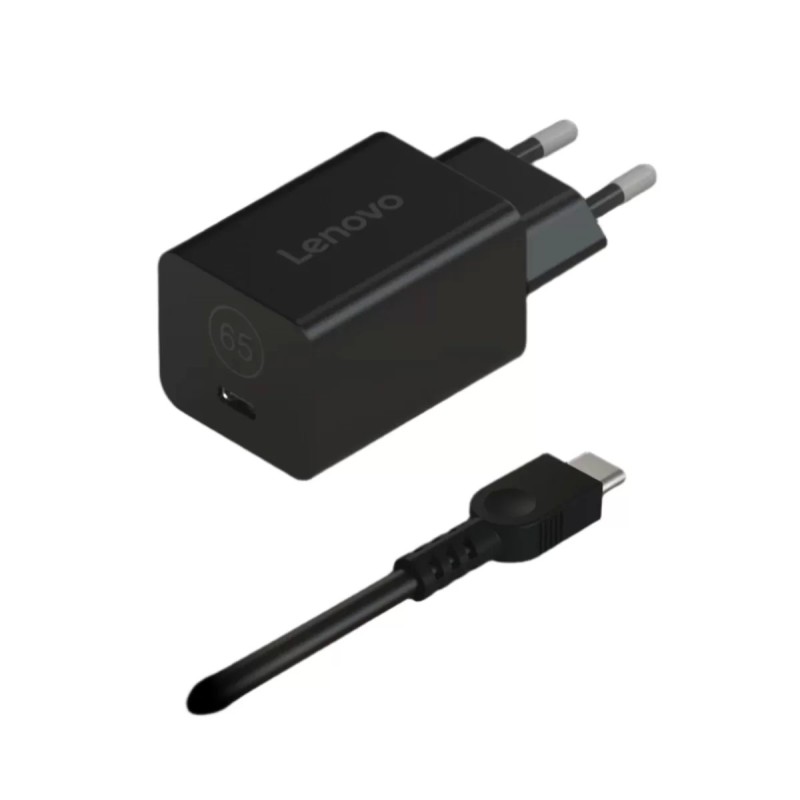 מטען למחשב נייד 65W GaN Nano Adapter 40AWGN65EU Lenovo 65W מקורי - חדש