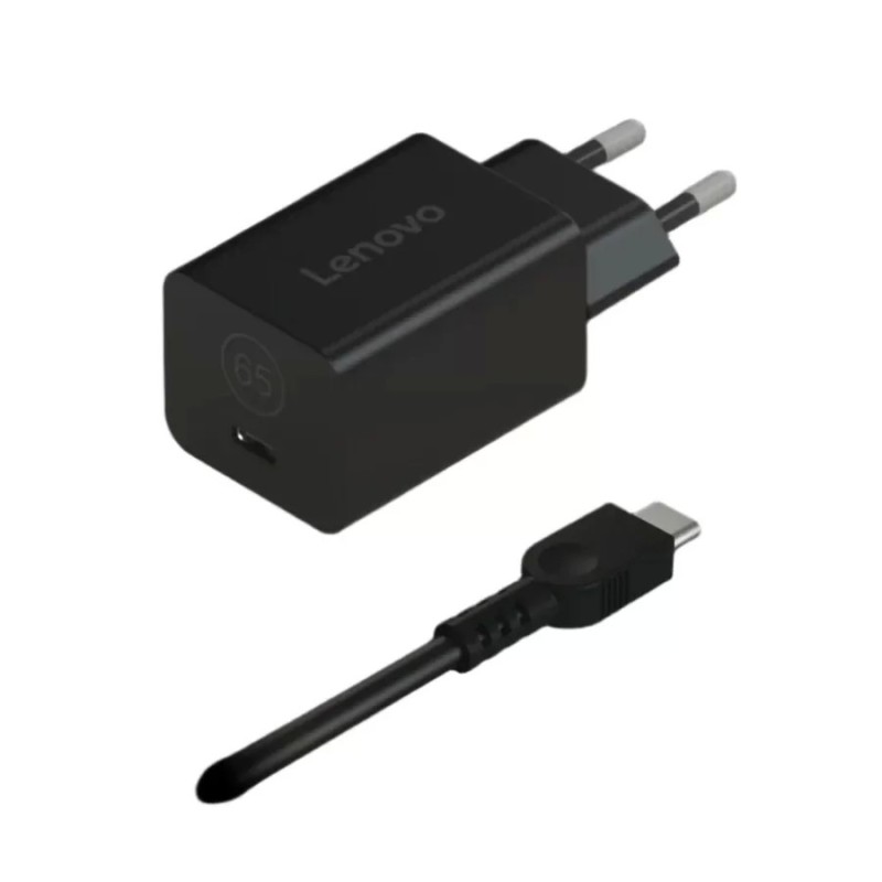 מטען למחשב נייד 65W GaN Nano Adapter 40AWGN65EU Lenovo 65W מקורי - חדש