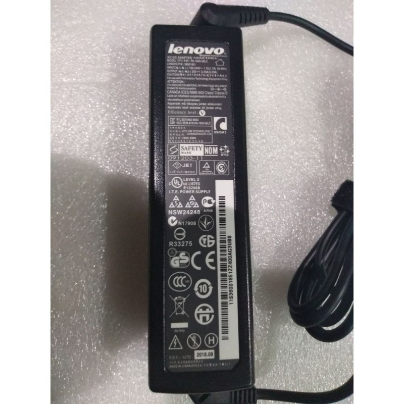 Зарядное Устройство для Ноутбука PA-1650-56LC Lenovo G570 20V 65W 5.5x2.5mm - Копия оригинала
