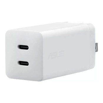 מטען למחשב נייד 65W Dual USB-C GaN Charger 90XB09AN-BPW010 Asus 65W Type-C מקורי - חדש