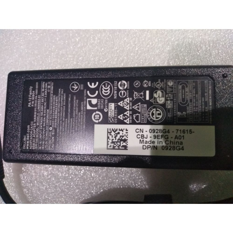 Зарядное Устройство для Ноутбука A065R039L Dell Inspiron 15-3521 19.5V 65W 4.5x3.0mm+ PIN - Копия оригинала