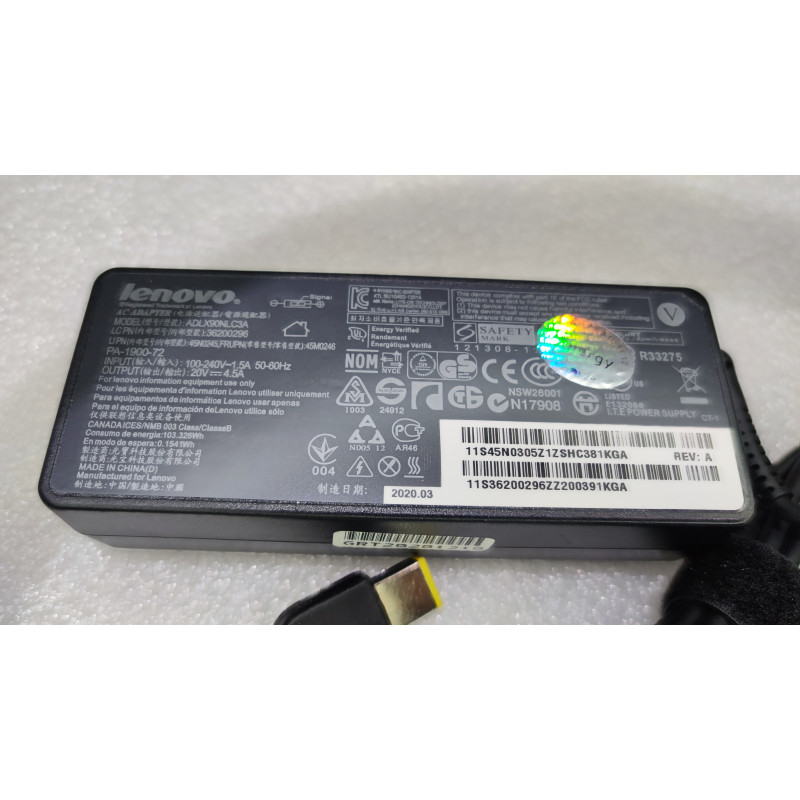 New ADLX90NLC3A Lenovo G50 45 Laptop Charger 20V 90W A copy of an original