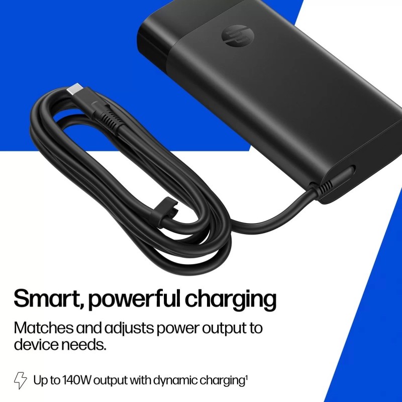 מטען למחשב נייד USB-C 140W Laptop Charger B7NM4AA HP 140W Type-C מקורי - חדש