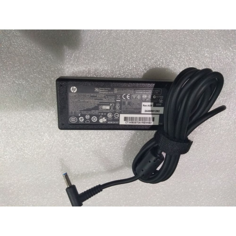 Зарядное Устройство для Ноутбука pa-1650-32he 709985-001 710412-001 HP 255 G5 19.5V 65W 4.5x3.0mm+ PIN - Копия оригинала