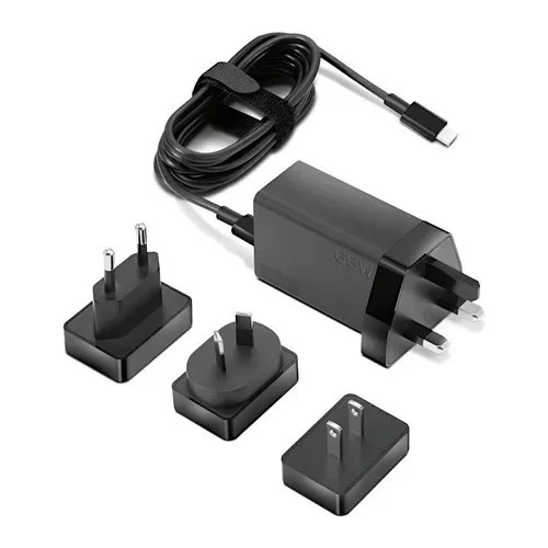 מטען למחשב נייד 65W USB-C AC Travel Adapter G0A6N065WW Lenovo 65W Type-C מקורי - חדש