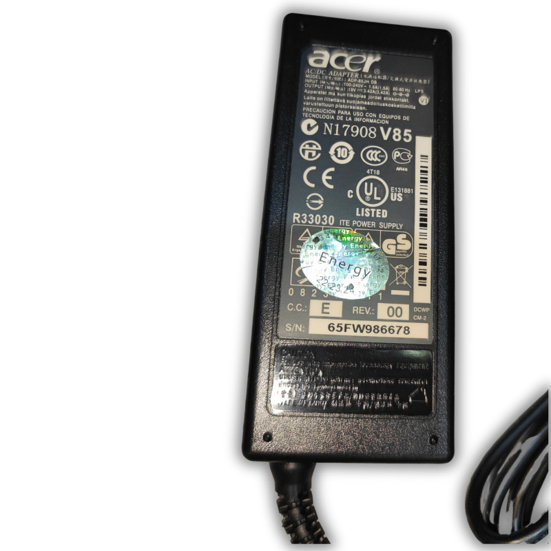 Зарядное Устройство для Ноутбука ADP-65JH DB 19V 65W 5.5x1.7mm - Копия оригинала