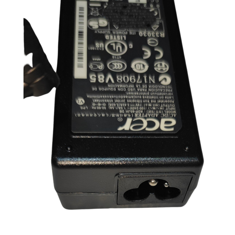 מטען למחשב נייד ADP-65JH DB 19V 65W 5.5x1.7mm העתק של מקור - חדש