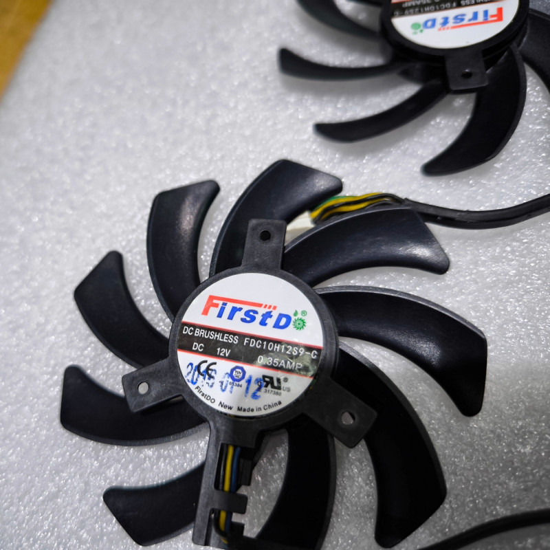 New R158a R9 280X 280 270X Dual X Replacement FDC10H12S9 C FirstD Video card fans