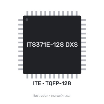 New ITE IT8371E 128 DXS embedded controller IT8371E 128 DXS IT8371E ITE Lenovo Y700 15ISK Laptop (ideapad) Type 80NV רכיב אלקטרוני ללוח אם original