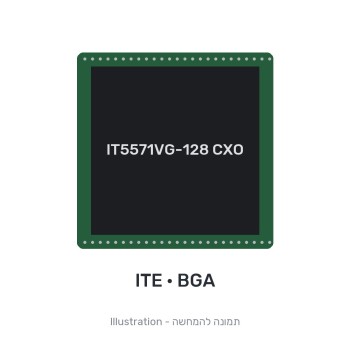 New ITE IT5571VG 128 embedded controller (blank) IT5571VG 128 CXO IT5571VG ITE Asus Zenbook UX525J רכיב אלקטרוני ללוח אם original