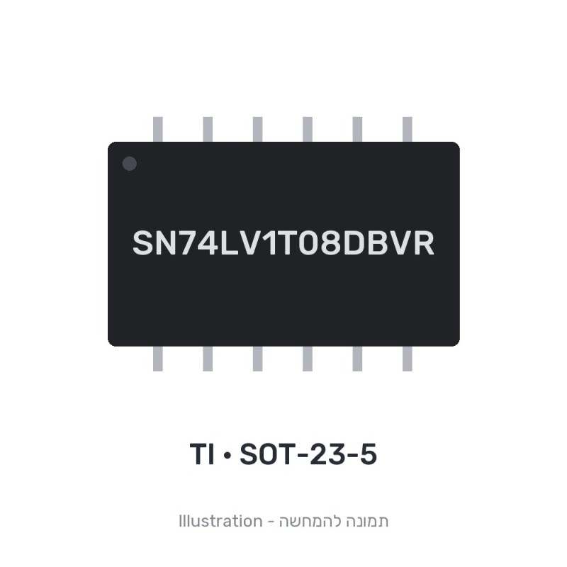 רכיב אלקטרוני ללוח אם SN74LV1T08DBVR (NEE) TI SOT-23-5 מקורי - חדש