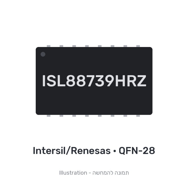 רכיב אלקטרוני ללוח אם ISL88739HRZ Intersil/Renesas QFN-28 מקורי - חדש